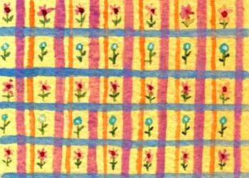 "Spring Pattern" by Pat Scofield, Spring Green WI - Watecolor